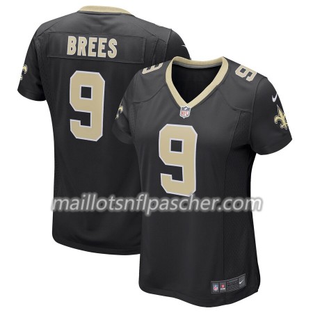 Maillot New Orleans Saints Drew Brees 9 Nike Noir - Femme